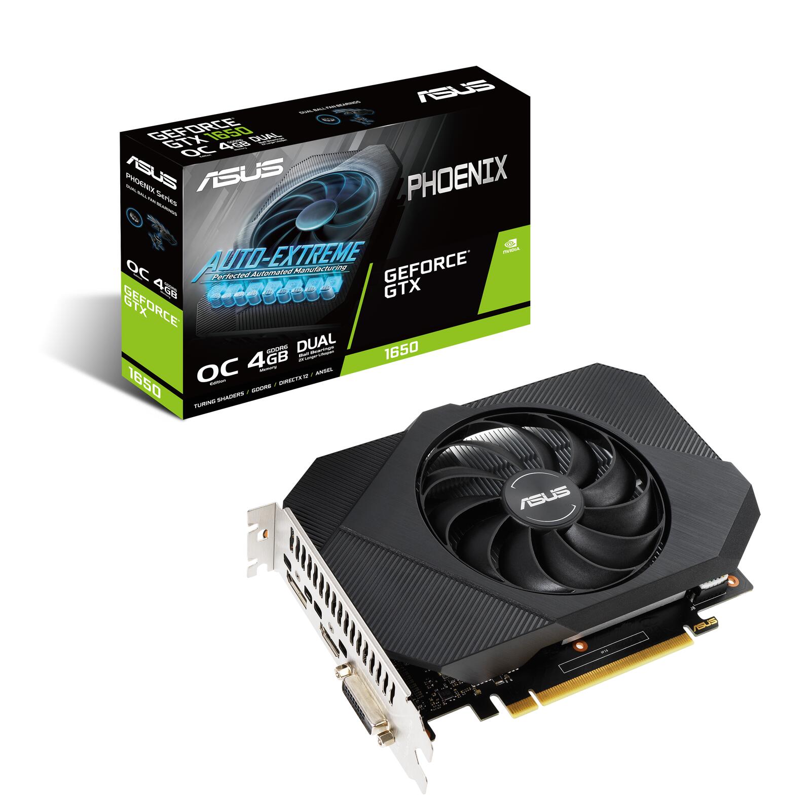 ASUS Phoenix Nvidia GeForce GTX 1650 Power OC Edition