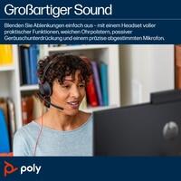 Poly Blackwire 5220 USB-C Stereo-Headset + 3.5-mm-Stecker + USB-C/A-Adapter