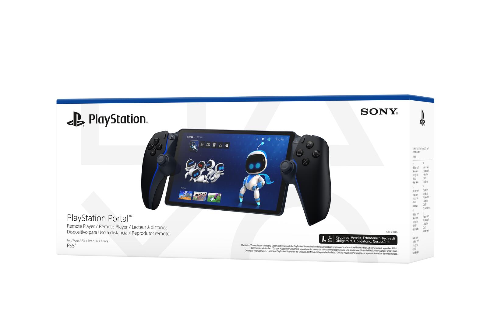 B-WARE Sony Playstation 5 Portal Remote Player Midnight Black