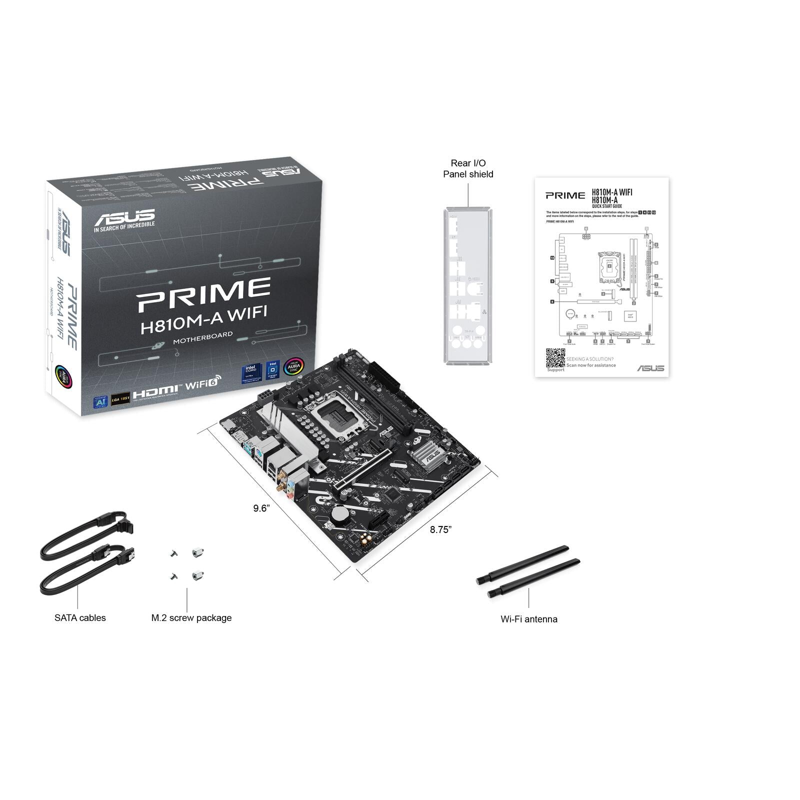 ASUS PRIME H810M-A WIFI Gaming Mainboard