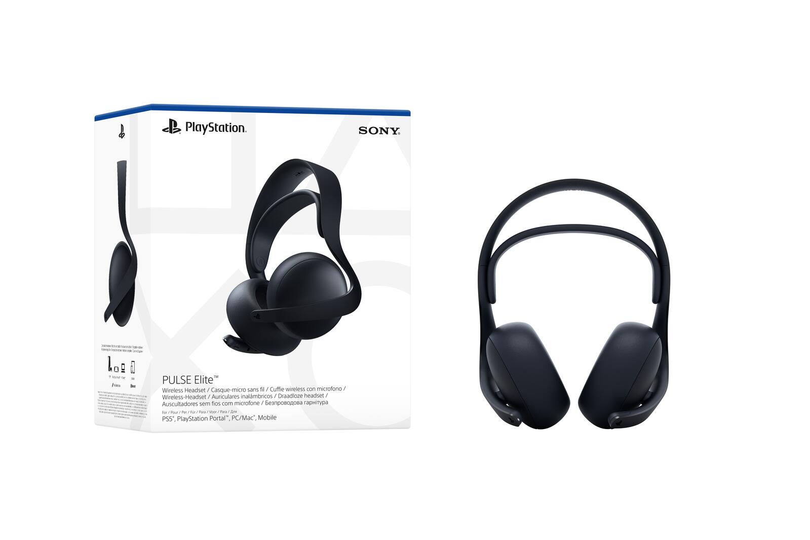 Sony Playstation 5 Pulse Elite Wireless-Headset, Midnight Black