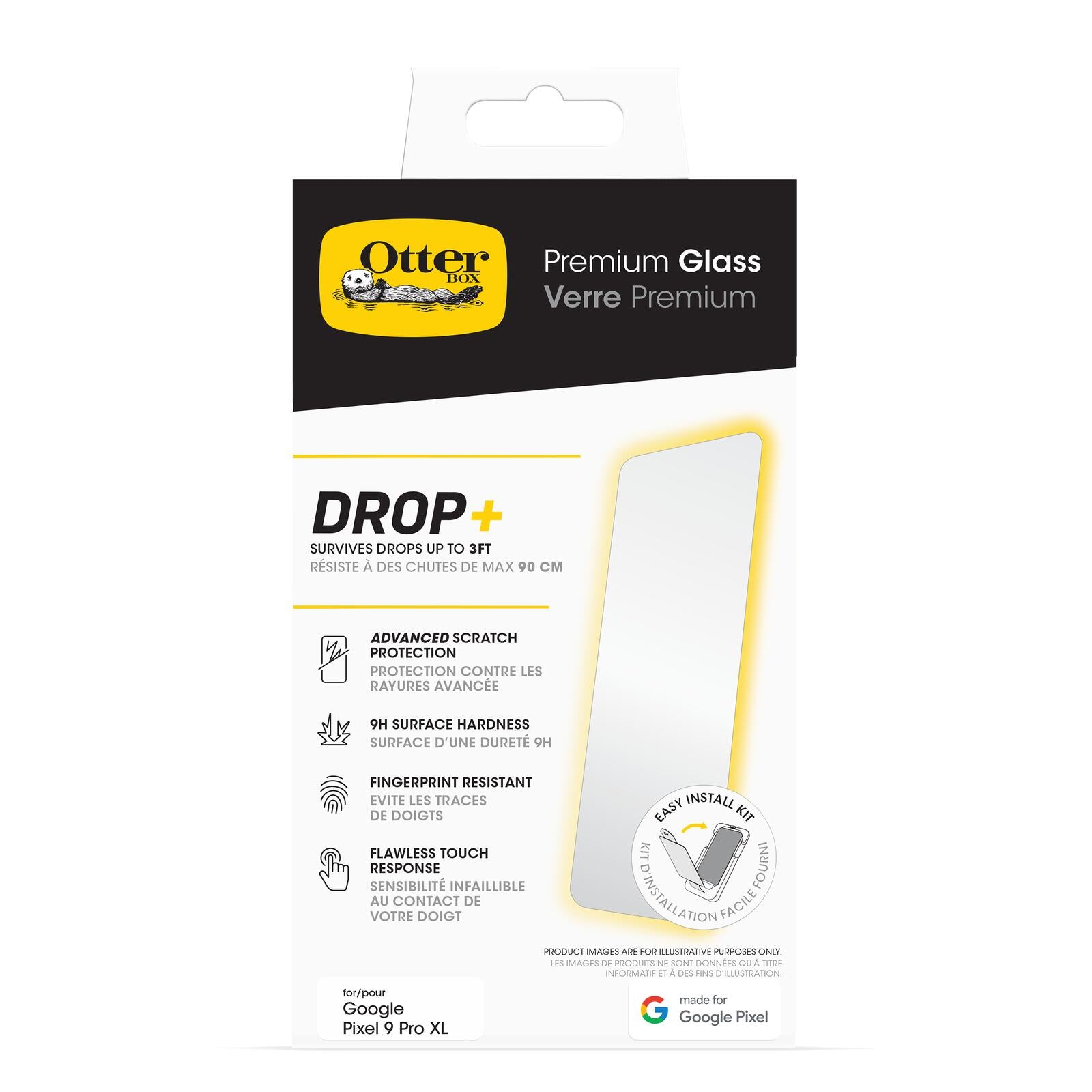 OtterBox Premium Glass Google Pixel 9 Pro XL - clear