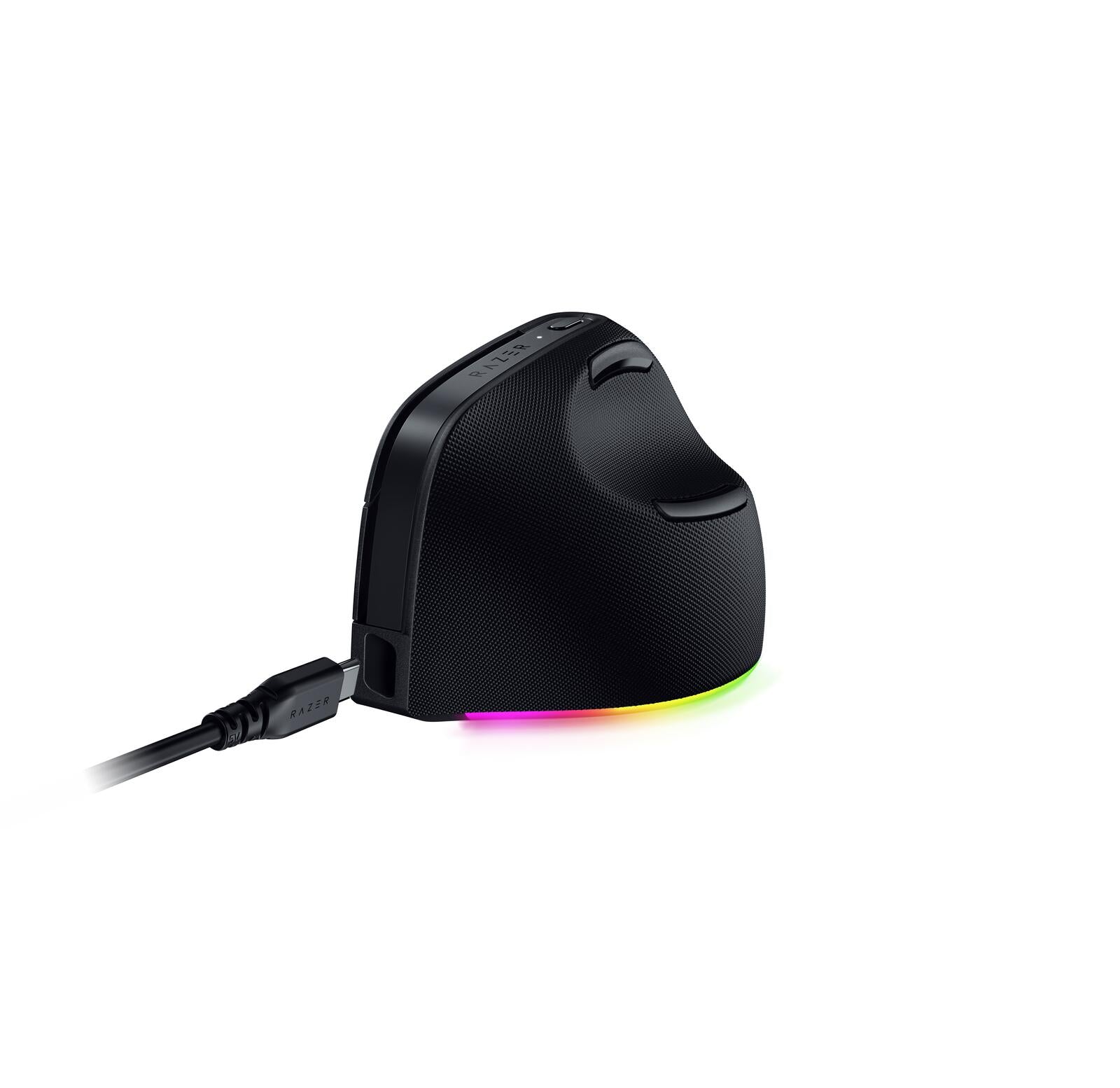 Razer Pro Click V2 Vertical Maus Universal rechts RF Wireless + Bluetooth + USB Type-C Optisch 30000 DPI