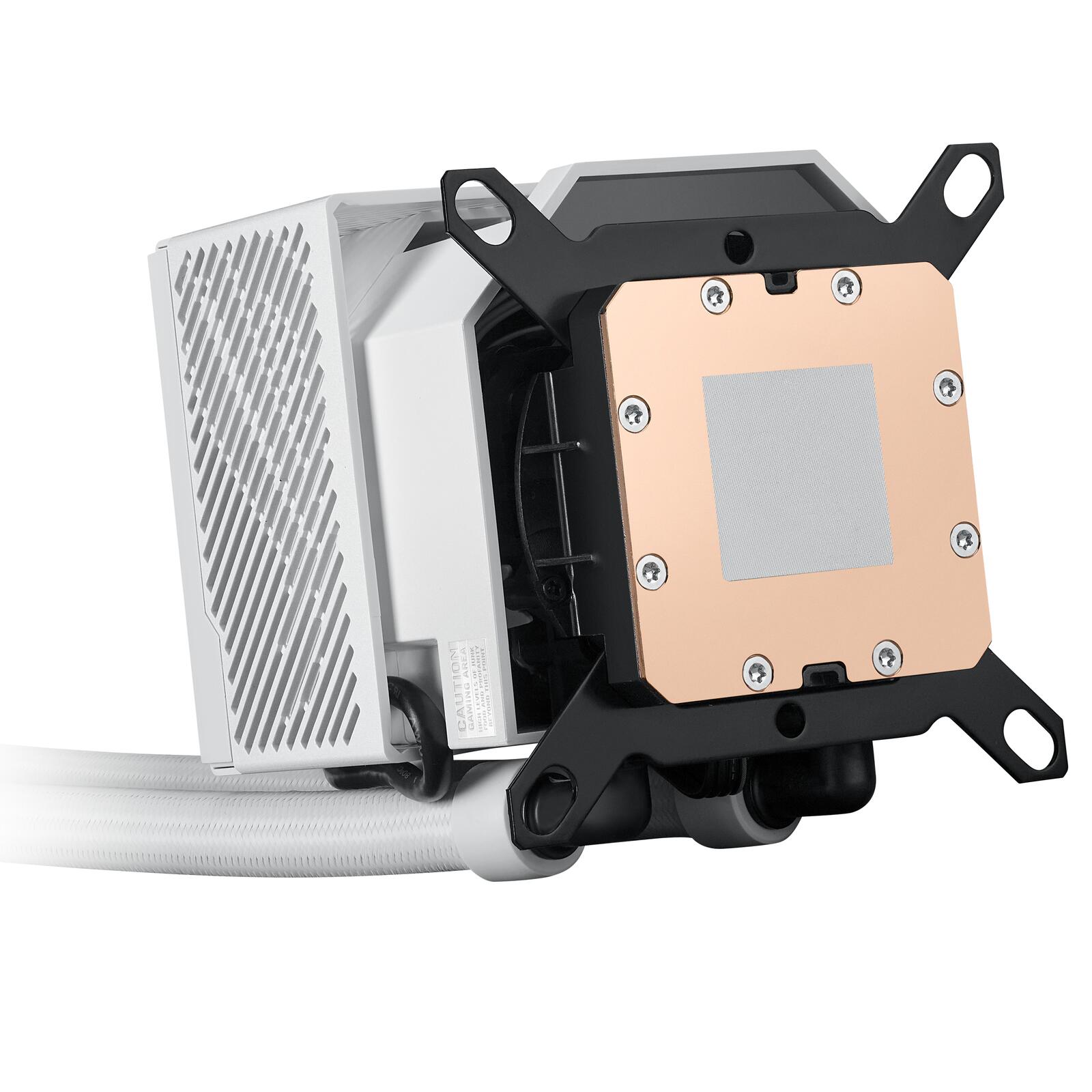 ASUS ROG Ryujin III 240 ARGB White Edition All-in-One Flüssig CPU-Kühler (3,5 Zoll LCD, Asetek-Pumpe der 8. Generation,
