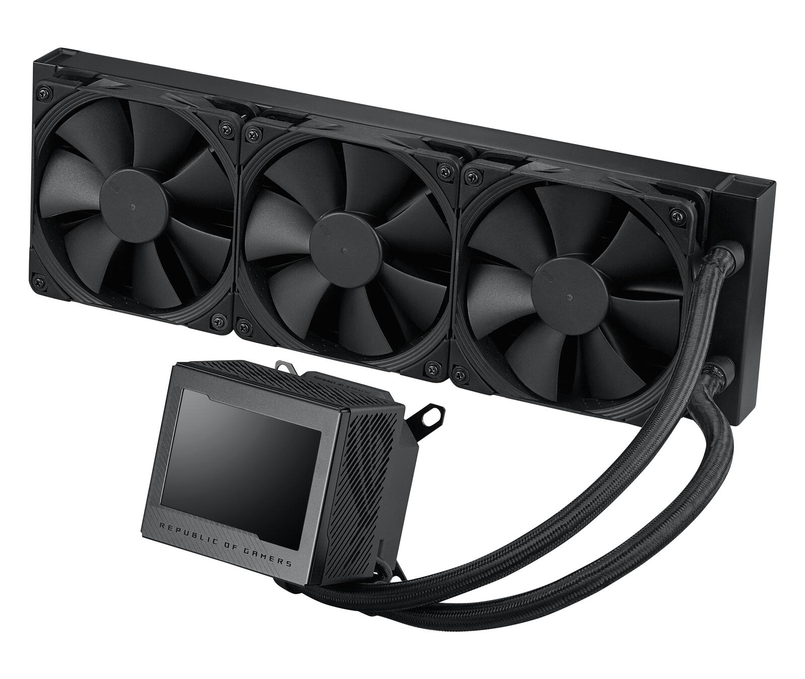 ASUS ROG Ryujin III 360 All-in-One Flüssig CPU-Kühler (3,5 Zoll LCD, Asetek-Pumpe der 8. Generation, 3x Noctua 2000 PWM