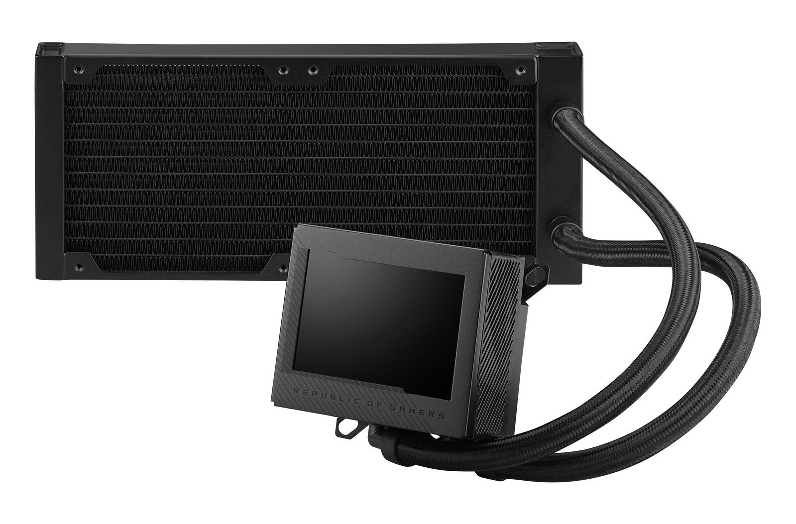 ASUS ROG Ryujin III 240 All-in-One Flüssig CPU-Kühler (3,5 Zoll LCD, Asetek-Pumpe der 8. Generation, 2x Noctua 2000 PWM