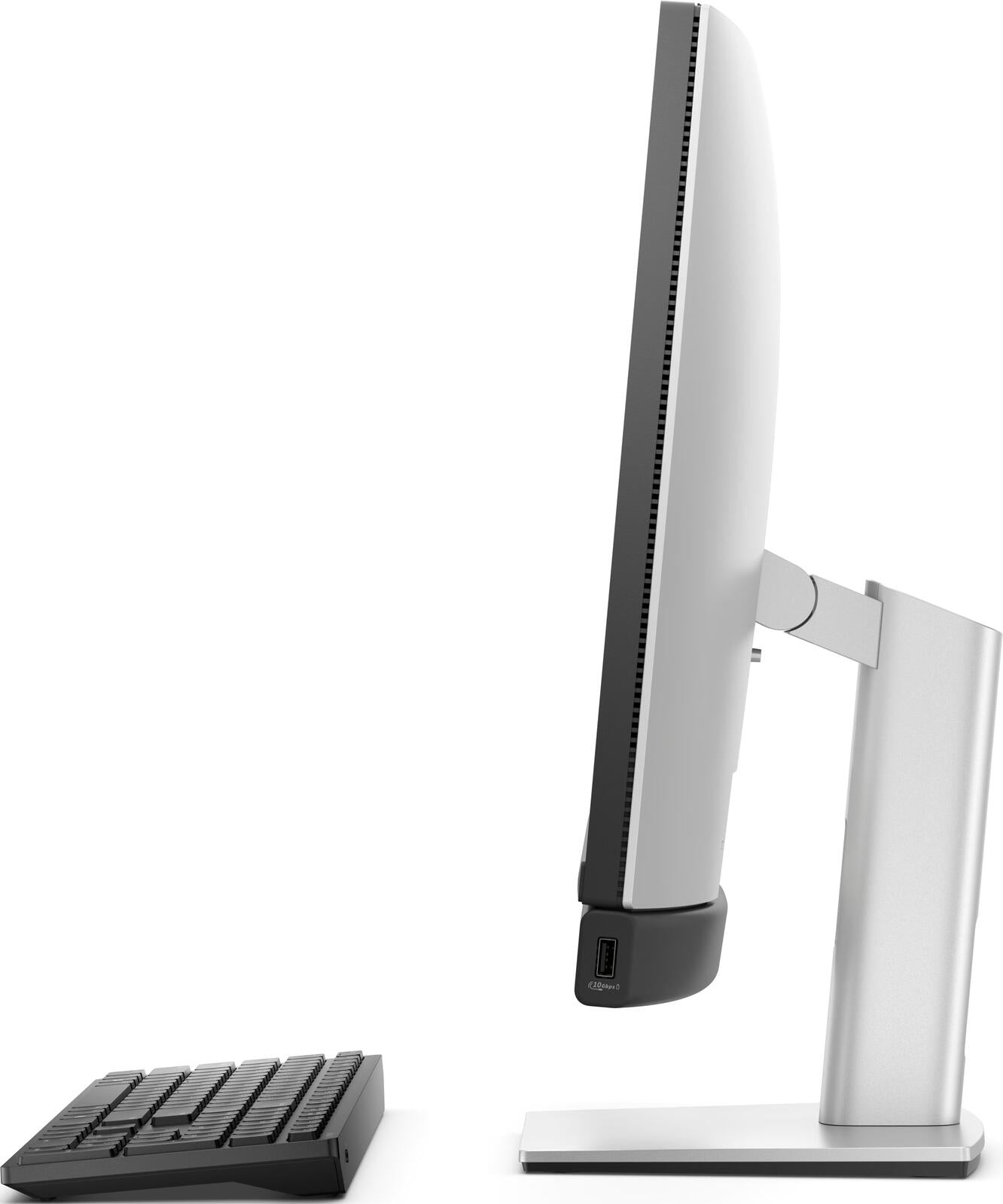 Dell Pro 24 All-in-One Plus Desktop-PC QB24250 Intel Core Ultra 7 265 60,96 cm (24'), silber