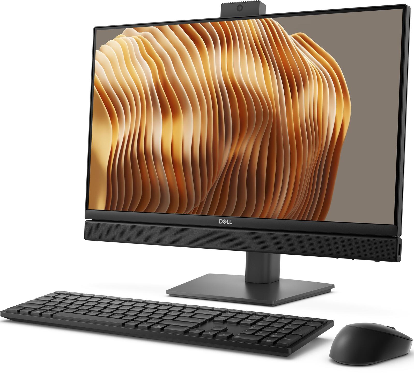 Dell Pro 24 All-in-One Desktop-PC QC24251 60,96 cm (24'), schwarz-strukturiert