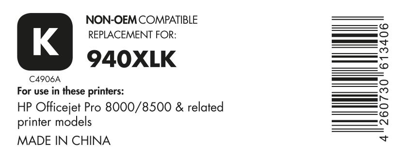 OFFICE-Partner Premium Druckerpatrone recycelt - alternativ zu HP 940XL (C4906AE) - schwarz