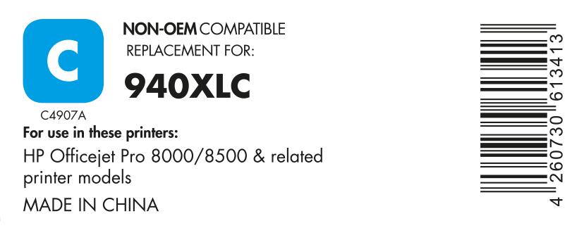 OFFICE-Partner Premium Druckerpatrone recycelt - alternativ zu HP 940XL (C4907AE) - cyan