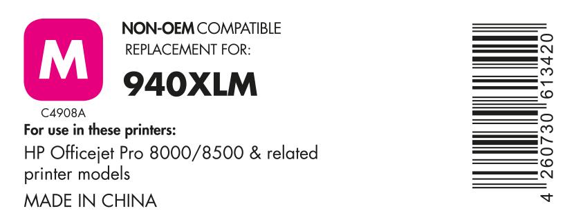 OFFICE-Partner Premium Druckerpatrone recycelt - alternativ zu HP 940XL (C4908AE) - magenta