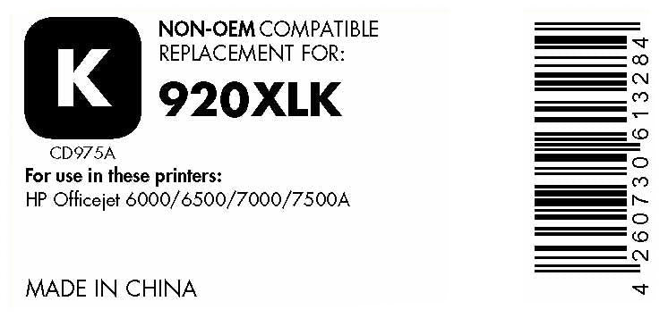 OFFICE-Partner Premium Druckerpatrone recycelt - alternativ zu HP 920XL (CD975AE) - schwarz