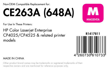 OFFICE-Partner Premium Toner recycelt - alternativ zu HP 674A (CE263A) - magenta