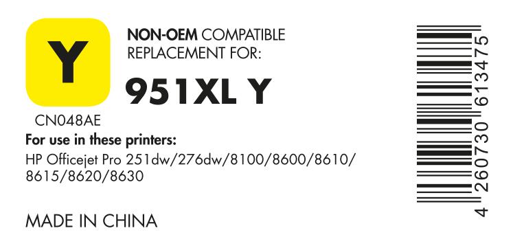 OFFICE-Partner Premium Druckerpatrone recycelt - alternativ zu HP 951XL (CN048AE) - gelb