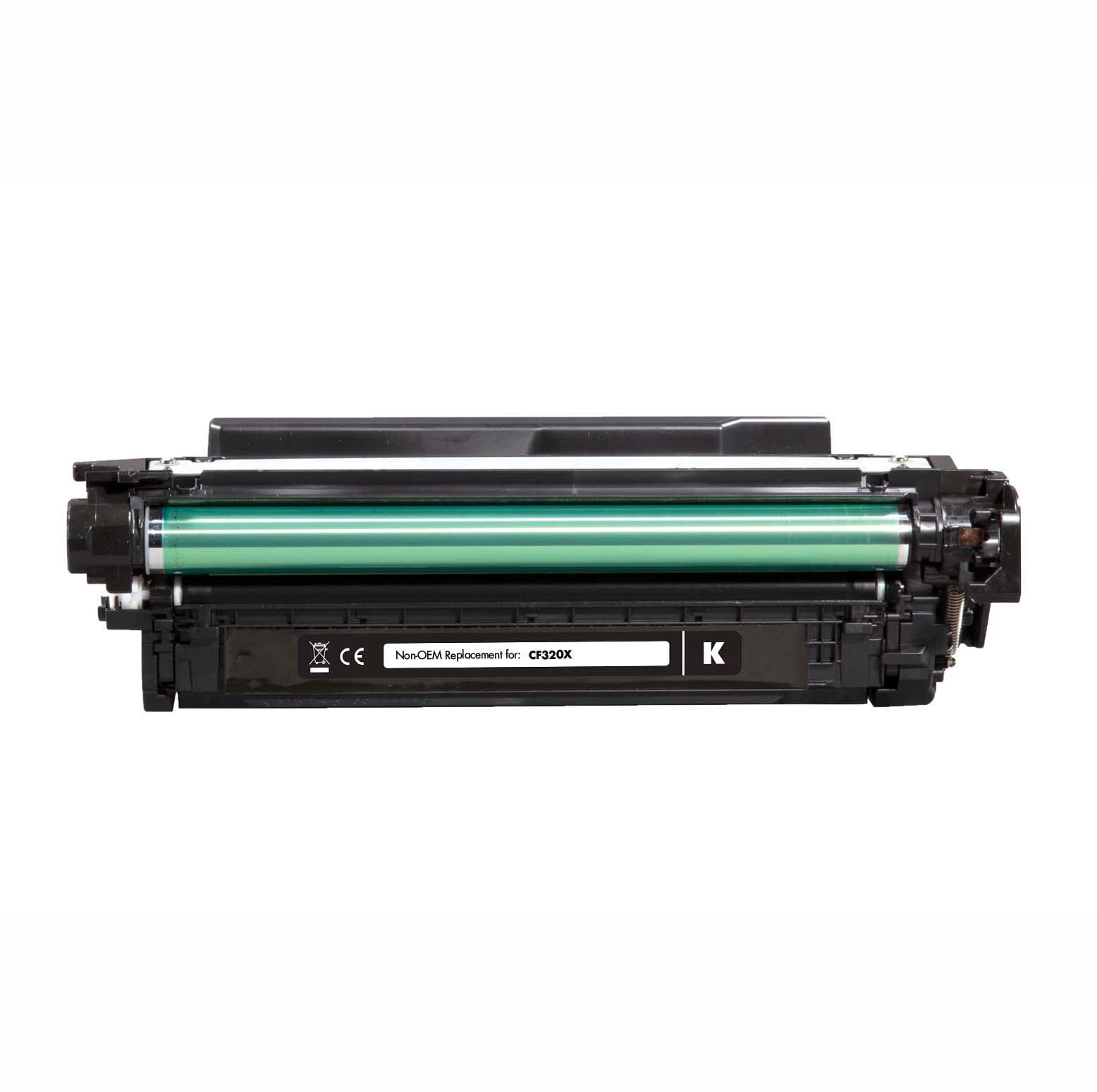 OFFICE-Partner Premium Toner recycelt - alternativ zu HP 653X (CF320X) - schwarz