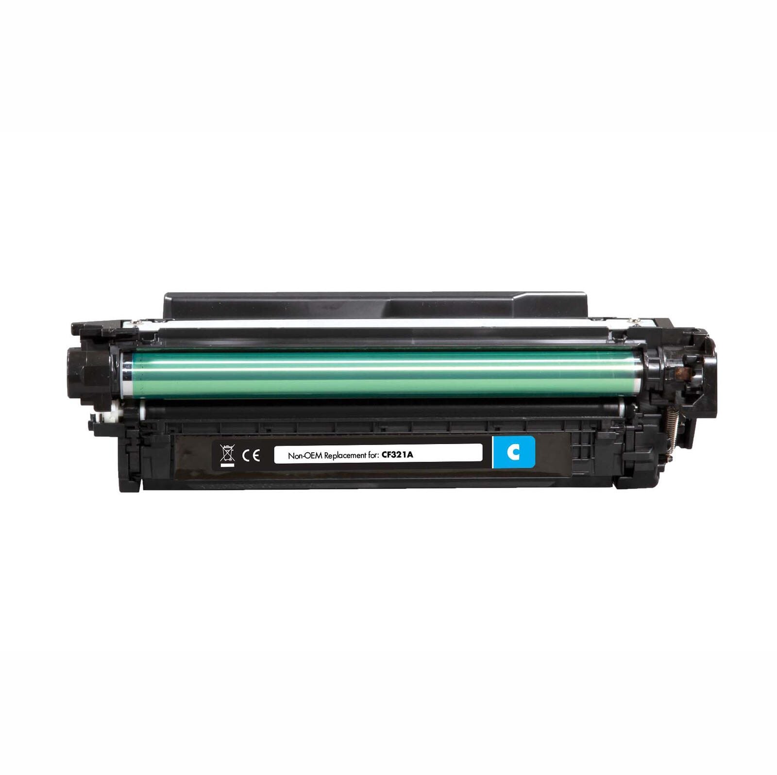 OFFICE-Partner Premium Toner recycelt - alternativ zu HP 652A (CF321A) - cyan