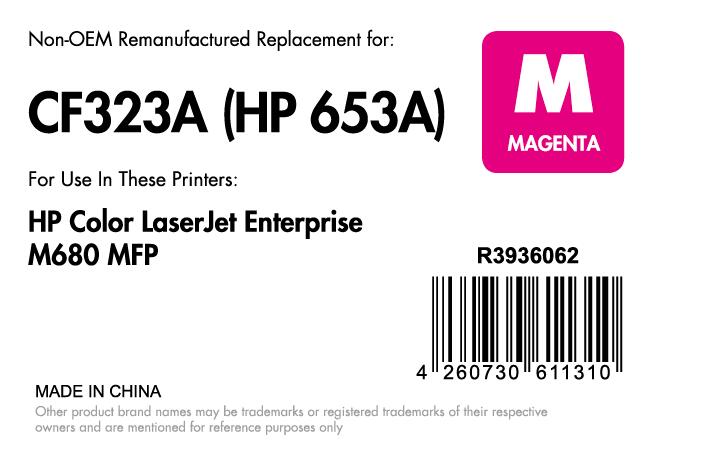 OFFICE-Partner Premium Toner recycelt - alternativ zu HP 652A (CF323A) - magenta