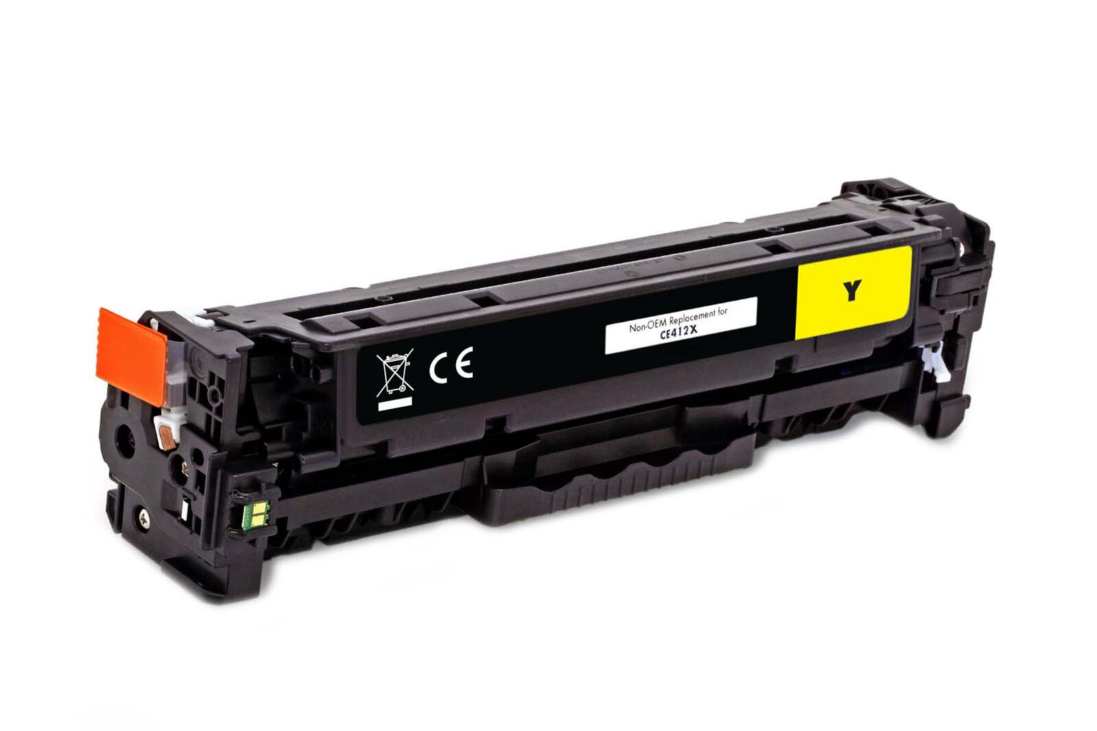 OFFICE-Partner Premium Toner recycelt - alternativ zu HP 410X (CF412X) - gelb