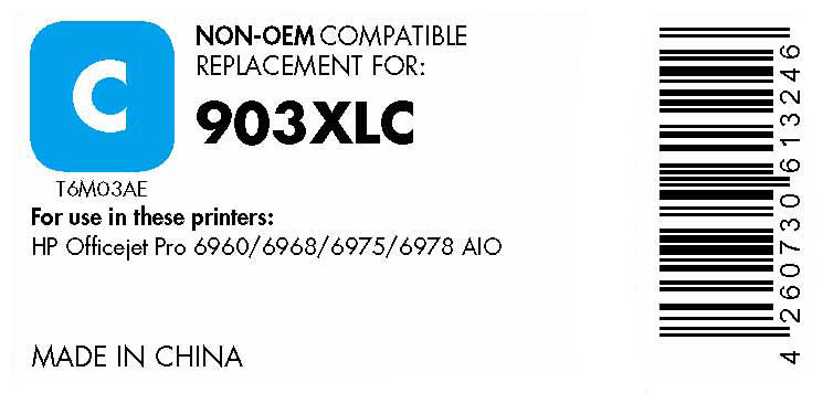 OFFICE-Partner Premium Druckerpatrone recycelt - alternativ zu HP 903XL (T6M03AE) - cyan