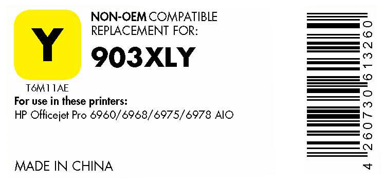 OFFICE-Partner Premium Druckerpatrone recycelt - alternativ zu HP 903XL (T6M11AE) - gelb