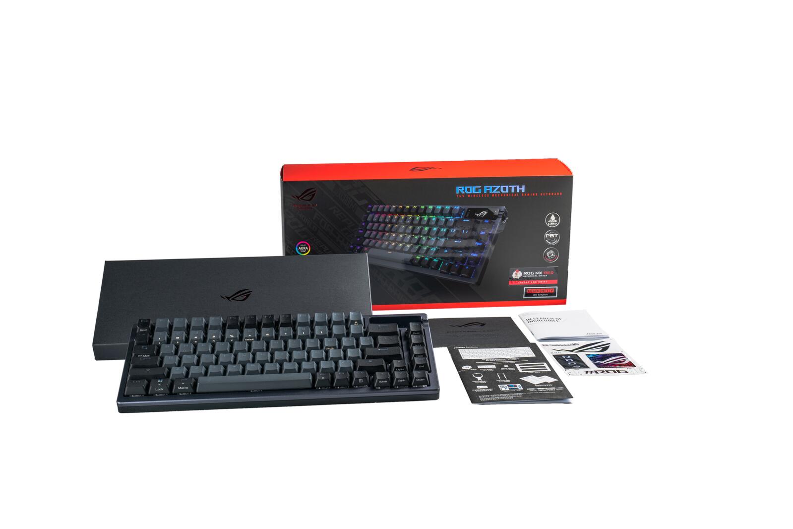 ASUS ROG Azoth RGB Gaming-Tastatur, schwarz