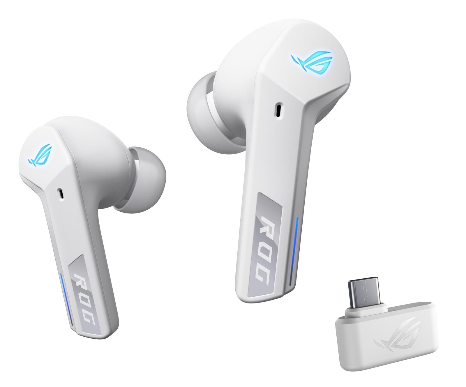 ASUS ROG Cetra True Wireless SpeedNova RGB In-Ear Gaming Kopfhörer, weiß