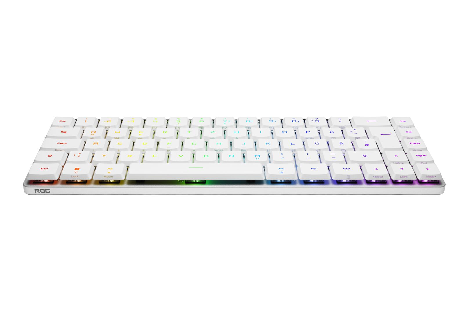 ASUS ROG Falchion RX Low Profile kabellose Gaming-Tastatur, weiß