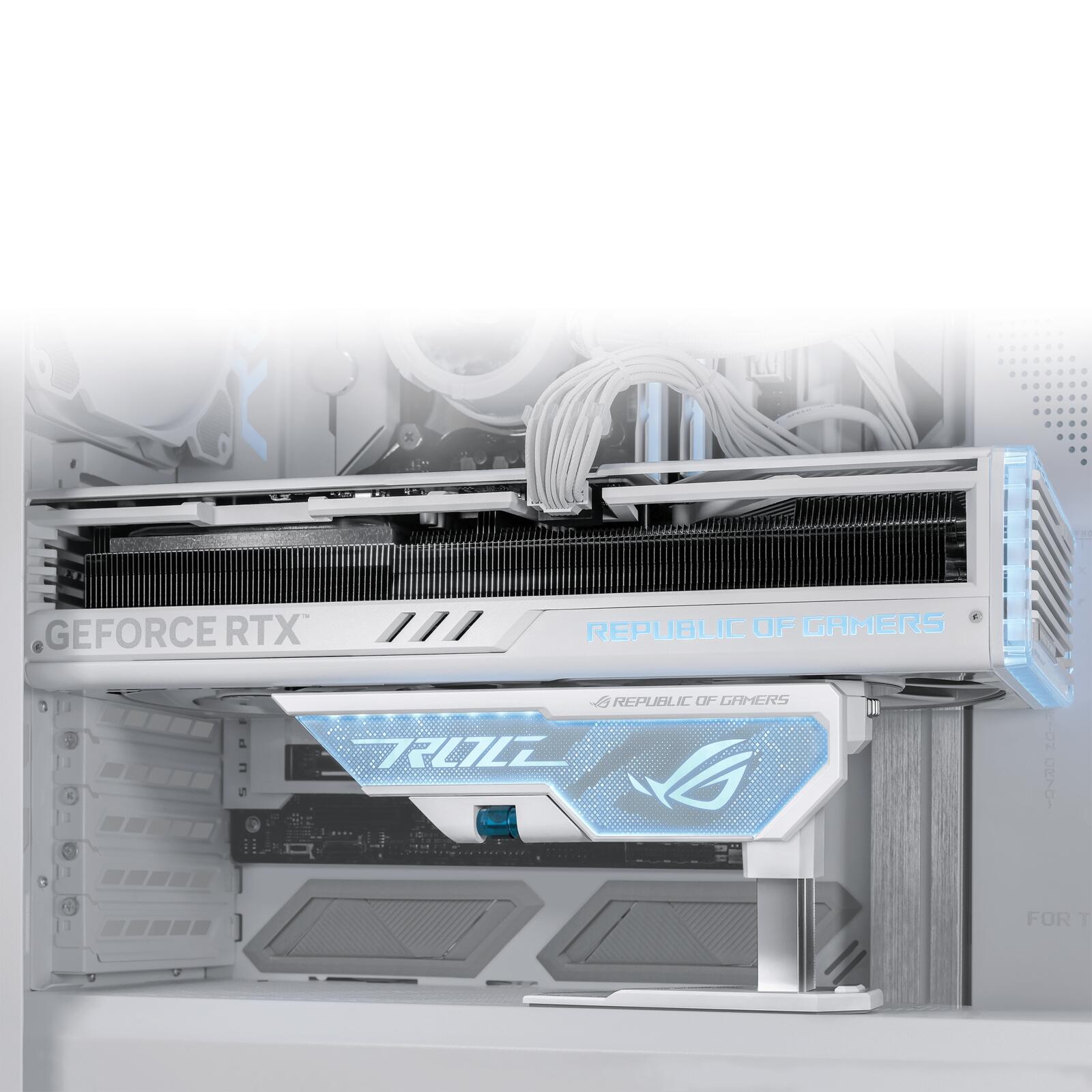ASUS ROG Herculx Grafikkartenhalter, weiß