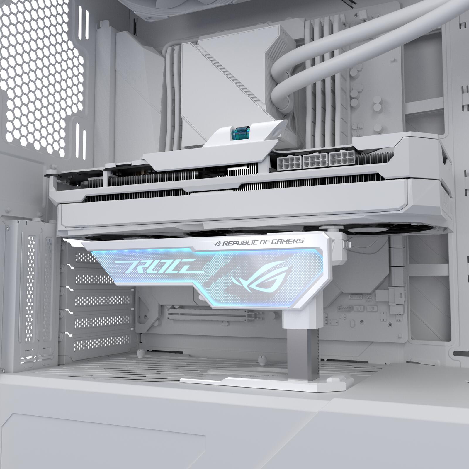 ASUS ROG Herculx Grafikkartenhalter, weiß