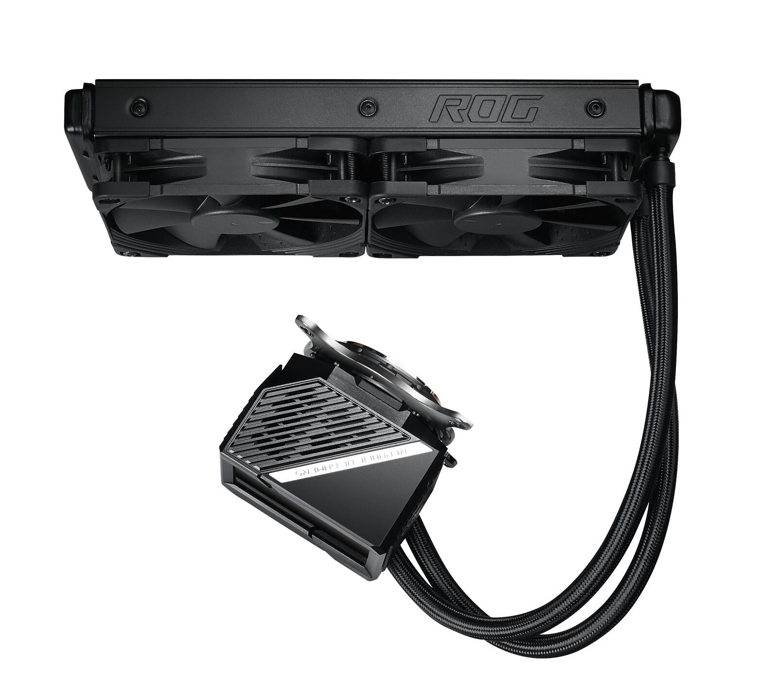ASUS ROG RYUJIN II 240 All-in-One CPU-Wasserkühlung (3,5-Zoll-LCD, integrierter Pumpenlüfter zur Kühlung von VRM und M.2