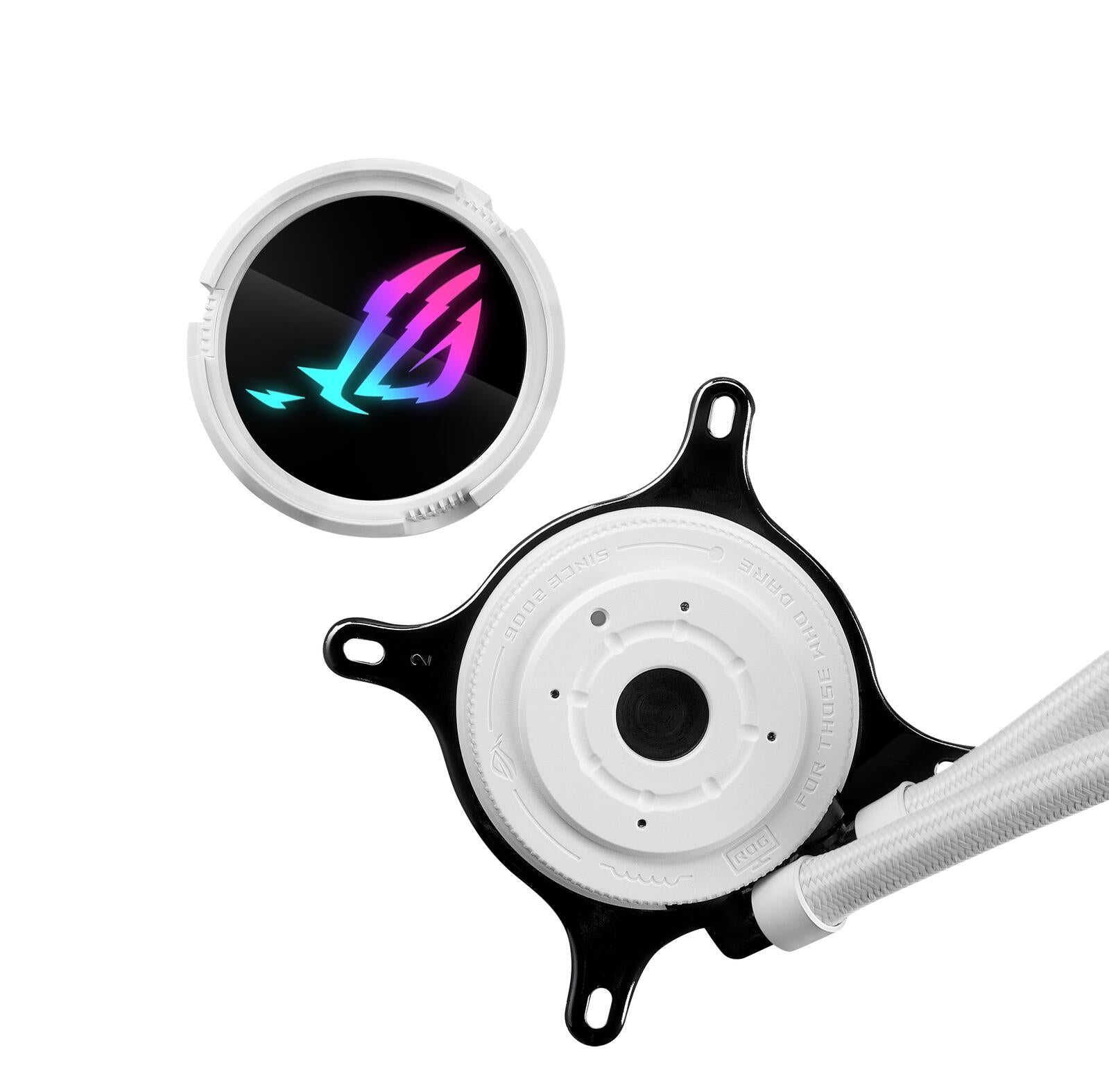 ASUS ROG STRIX LC III 360 ARGB White All-in-One Flüssig-CPU-Wasserkühlung weiß (drei adressierbare ROG ARGB-Lüfter, Anti