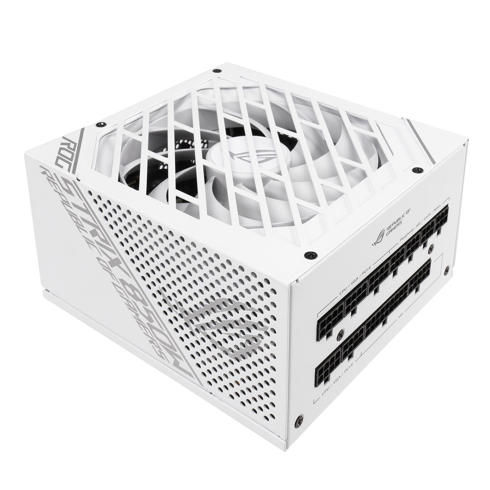 ASUS ROG STRIX 850G Netzteil (850 Watt, 80 Plus Gold, 0dB-Kühlung) weiß