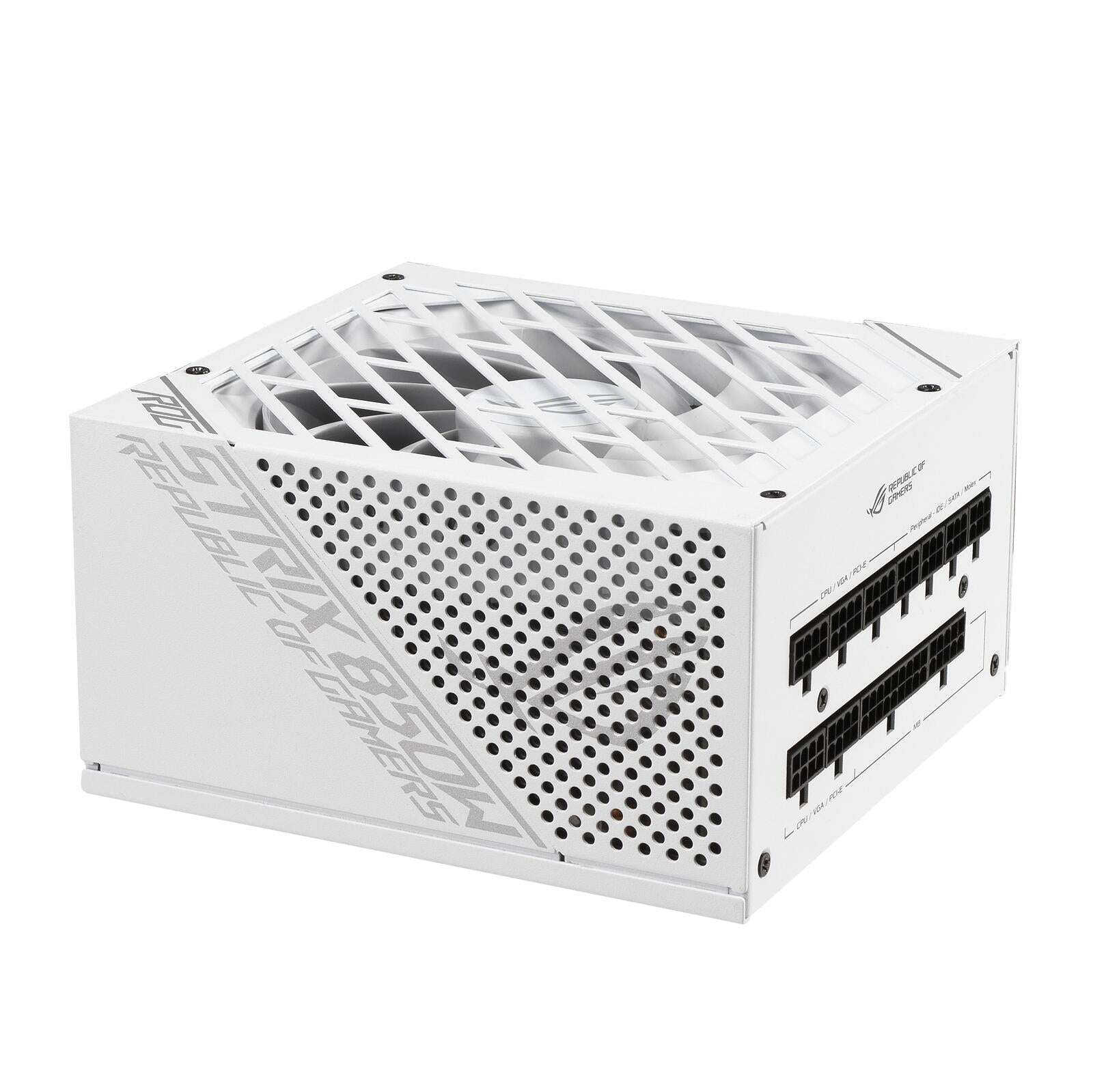ASUS ROG STRIX 850G Netzteil (850 Watt, 80 Plus Gold, 0dB-Kühlung) weiß