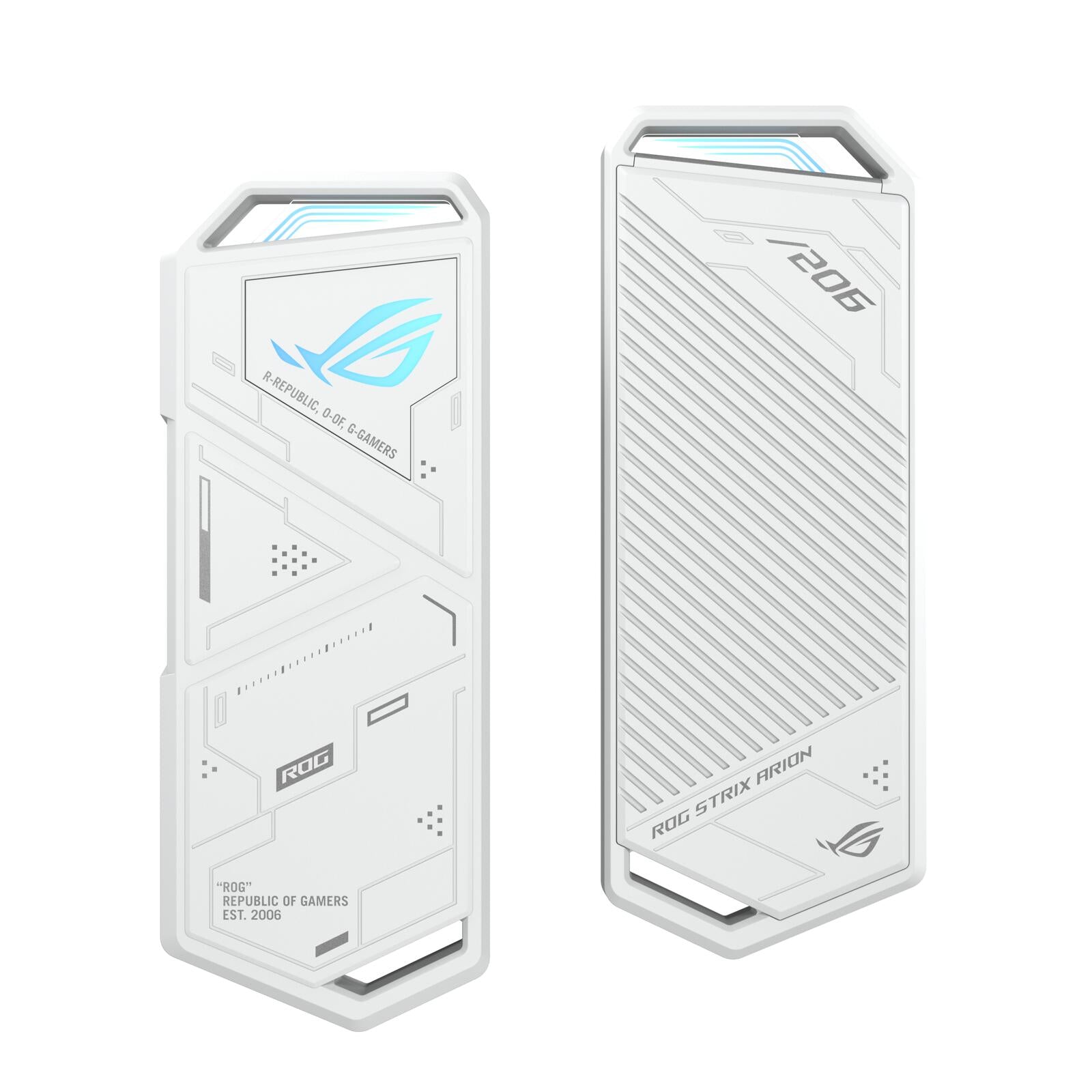 ASUS ROG STRIX Arion M.2 NVMe-SSD-Gehäuse, White Edition