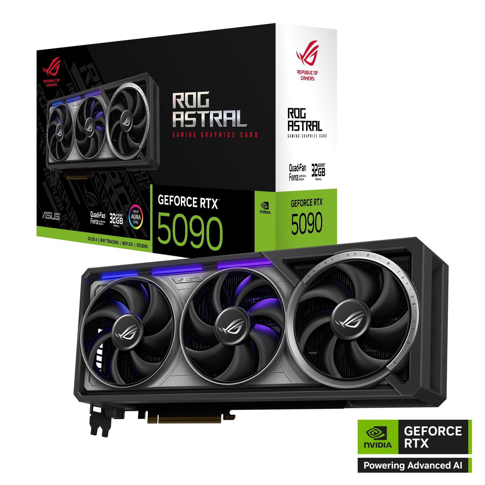 ASUS ROG Astral GeForce RTX 5090 32GB GDDR7 Gaming Grafikkarte
