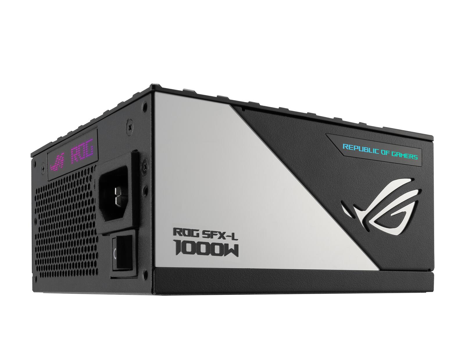 ASUS ROG Loki SFX-L 1000W Platinum (Vollmodulares Netzteil, 80+ Platinum, 120mm PWM ARGB Lüfter, Aura Sync, ATX 3.0 Komp