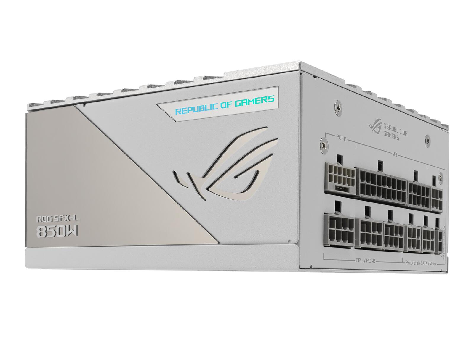ASUS ROG Loki SFX-L 850W Platinum Netzteil (Vollmodulares Netzteil, 80+ Platinum, Lambda A zertifiziert, 120mm PWM ARGB