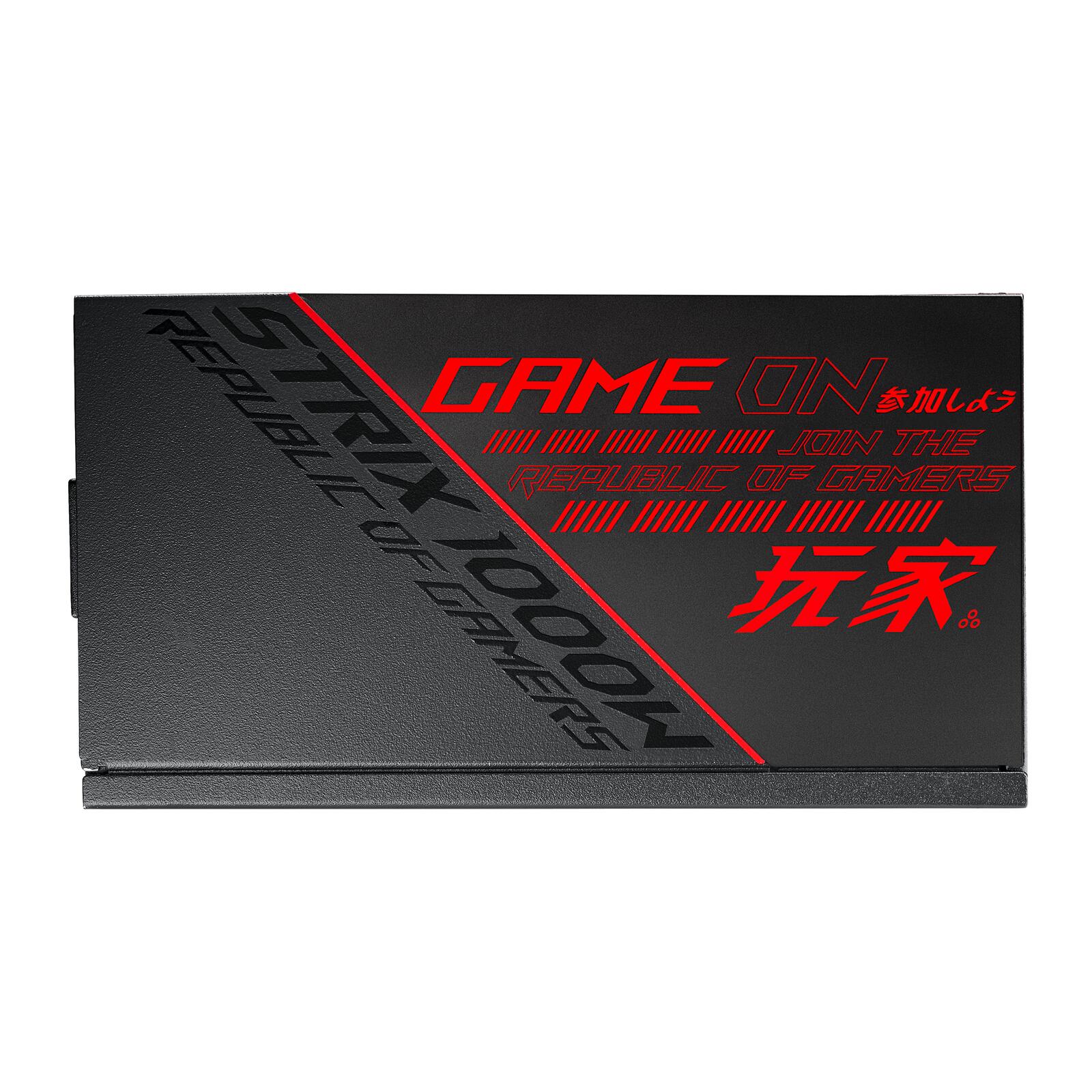 ASUS ROG STRIX 1000W Gold Gaming Netzteil (16-poliges PCIe-Kabel inkl., 1000 Watt, 80 Plus Gold Zertifizierung, 0dB-Tec