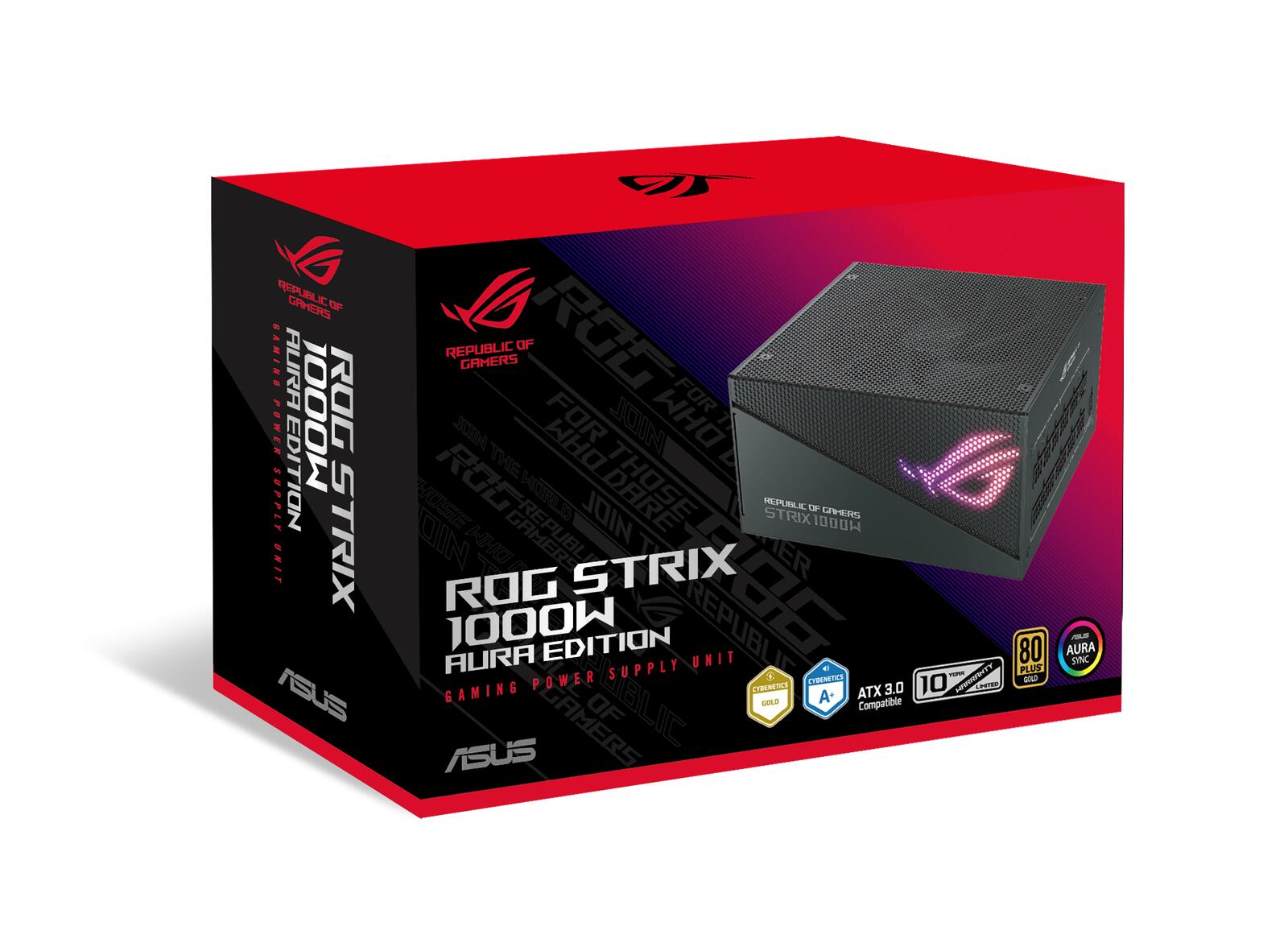 ASUS ROG STRIX 1000W Gold Aura Edition RGB Netzteil