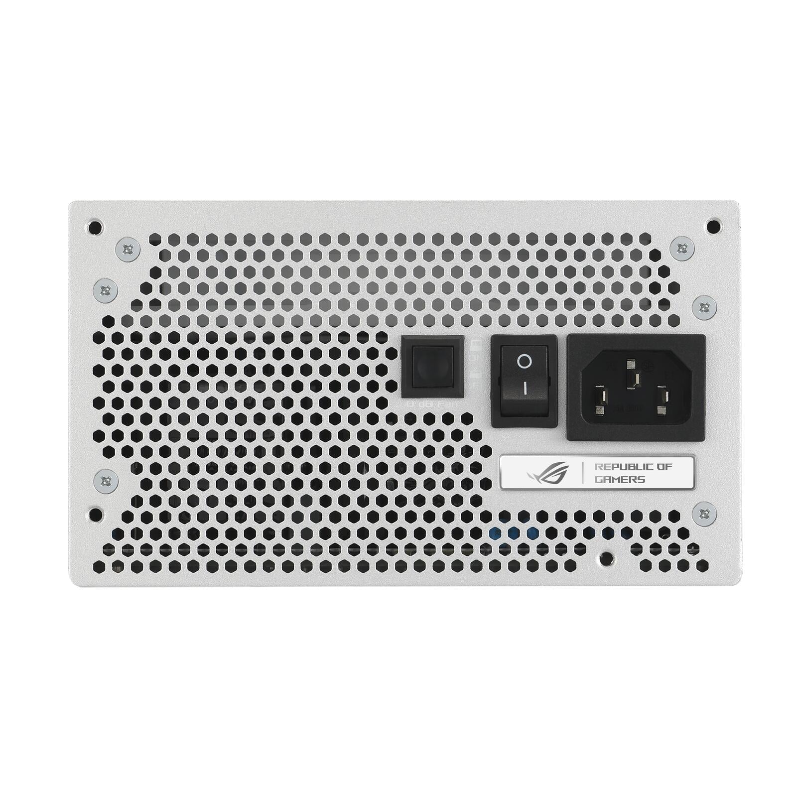 ASUS ROG Strix 1000G Aura White Edition vollmodulares Gaming Netzteil (1000 Watt, Aura Sync ARGB Beleuchtung, ATX 3.0 Ko