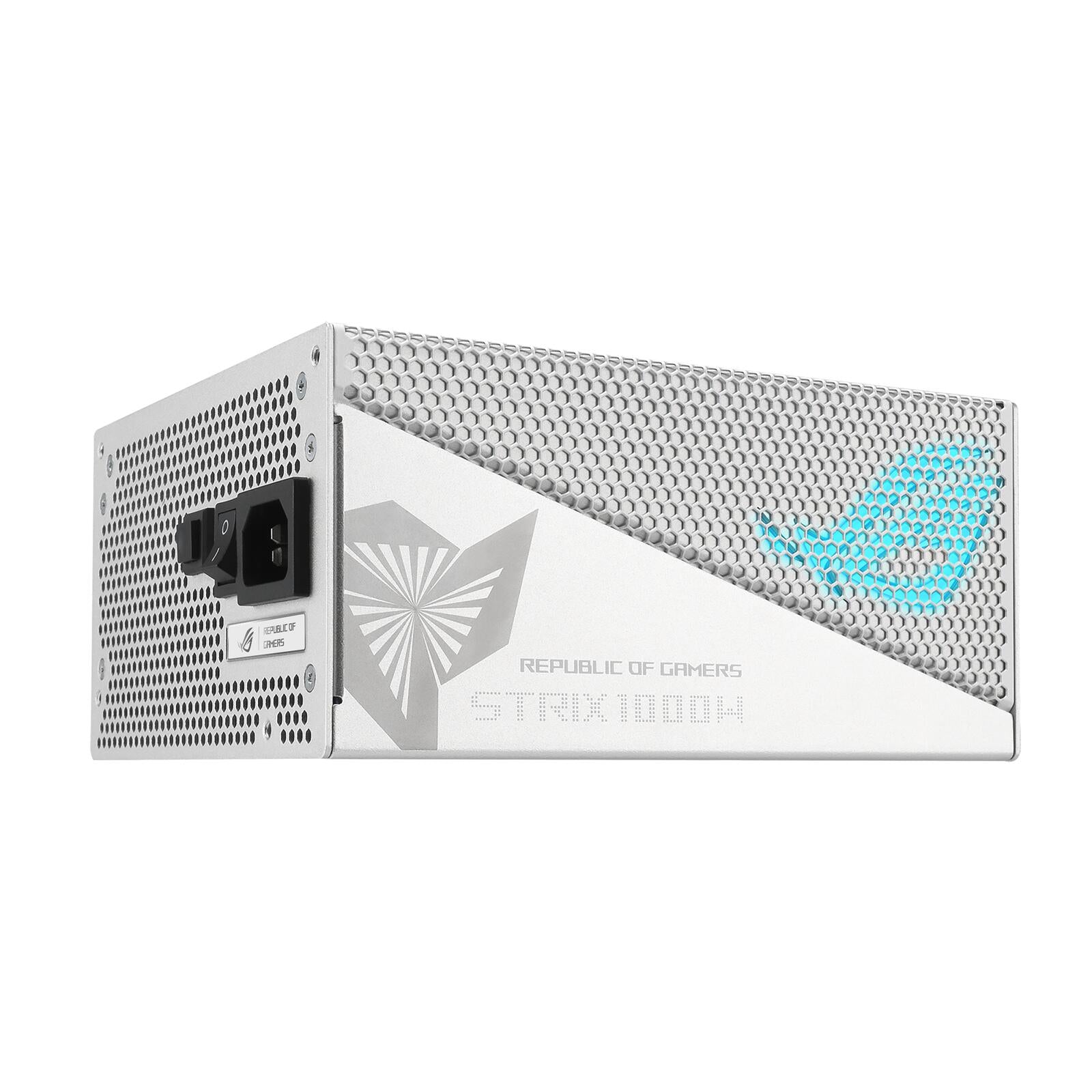 ASUS ROG Strix 1000G Aura White Edition vollmodulares Gaming Netzteil (1000 Watt, Aura Sync ARGB Beleuchtung, ATX 3.0 Ko