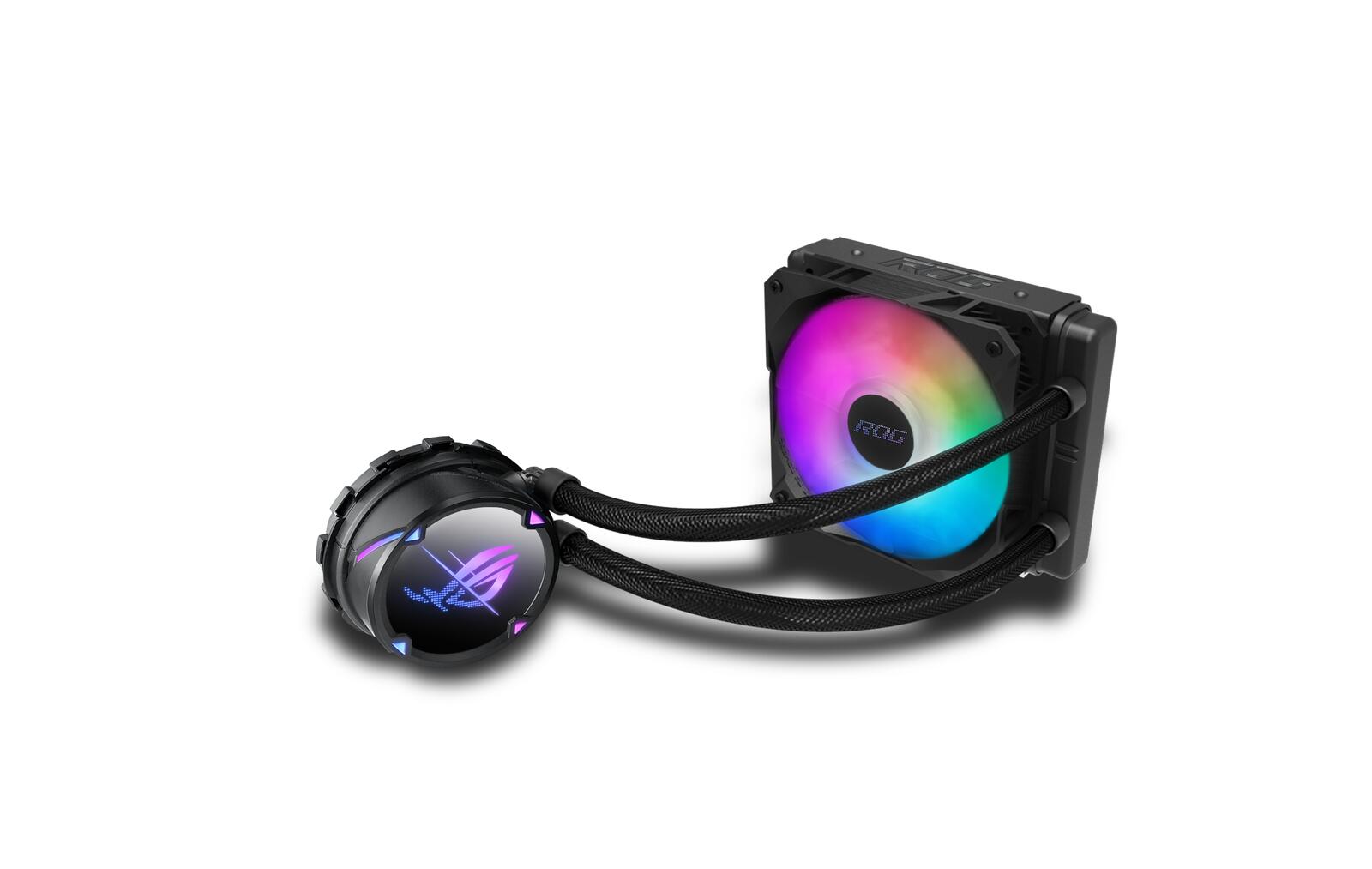 ASUS ROG STRIX LC II 120 ARGB All-in-One CPU-Wasserkühlung (Aura Sync, adressierbarer ROG 120 mm RGB-Lüfter)