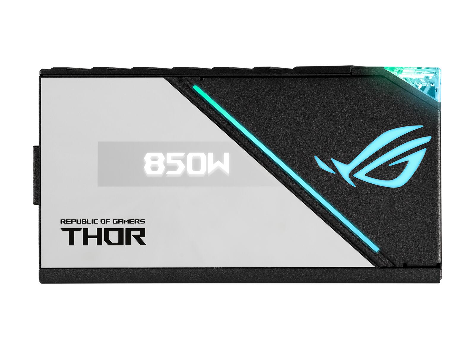 ASUS ROG Thor 850W Platinum II Netzteil (Aura Sync RGB Belechtung, OLED Display,135-mm-Axial-Tech-Lüfter mit PWM-Steueru