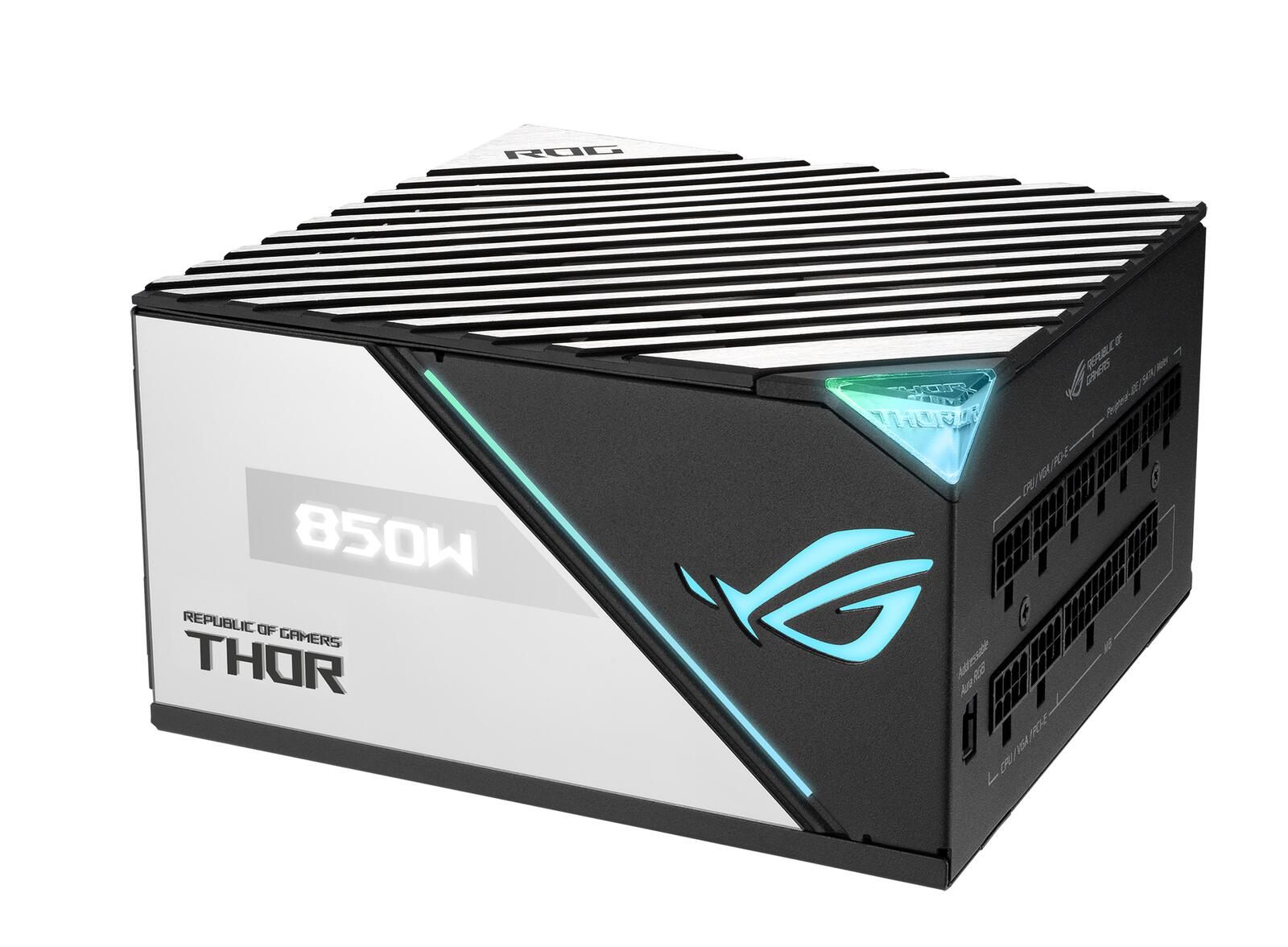 ASUS ROG Thor 850W Platinum II Netzteil (Aura Sync RGB Belechtung, OLED Display,135-mm-Axial-Tech-Lüfter mit PWM-Steueru