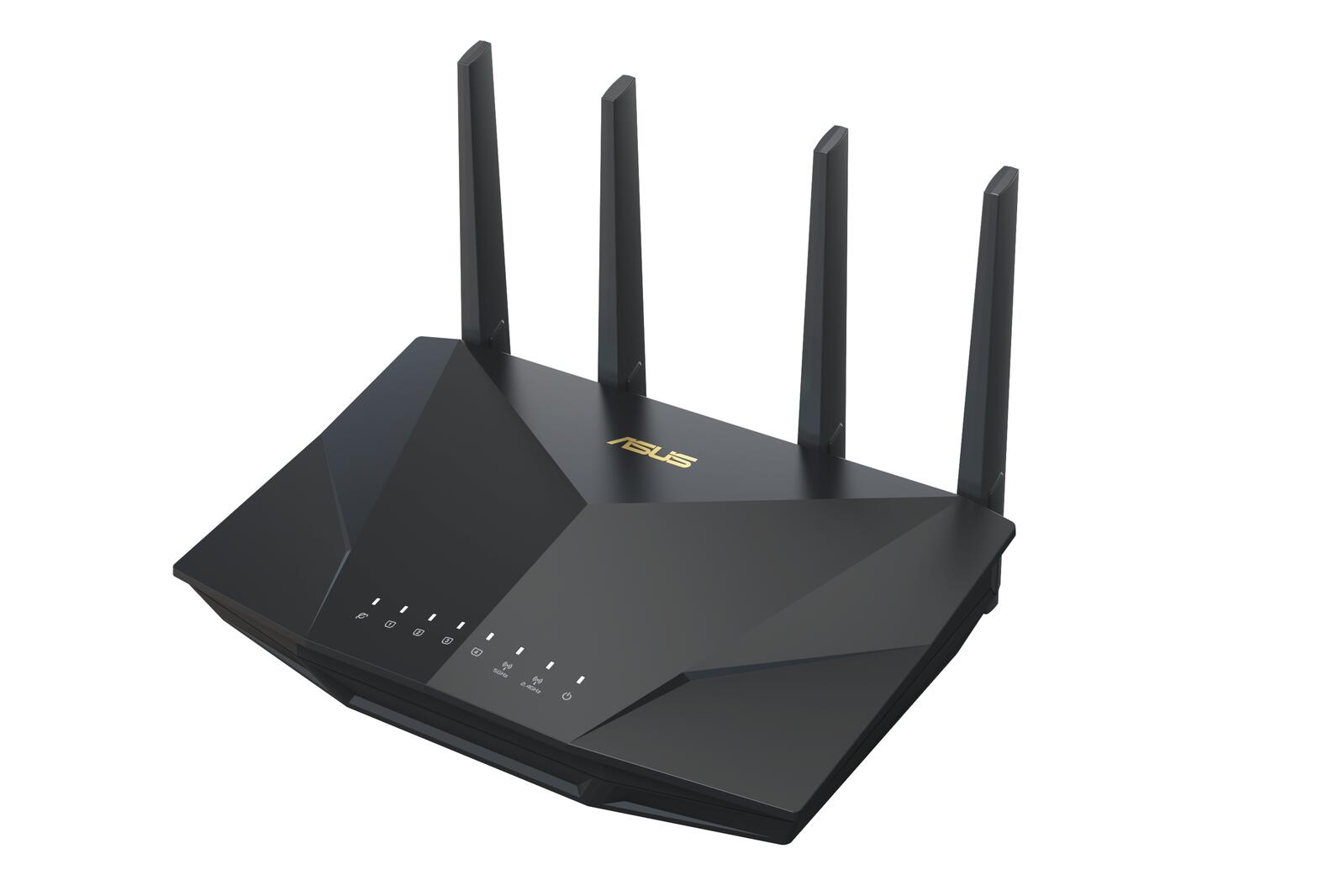 ASUS RT-AX5400 AiMesh Dual Band WiFi 6 kombinierbarer Router (Tethering als 4G und 5G Router-Ersatz, integriertes VPN, A