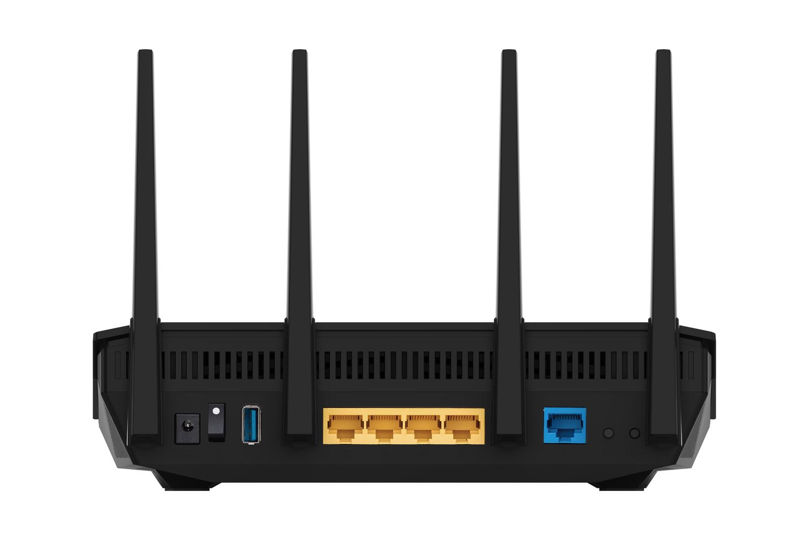 ASUS RT-AX5400 AiMesh Dual Band WiFi 6 kombinierbarer Router (Tethering als 4G und 5G Router-Ersatz, integriertes VPN, A