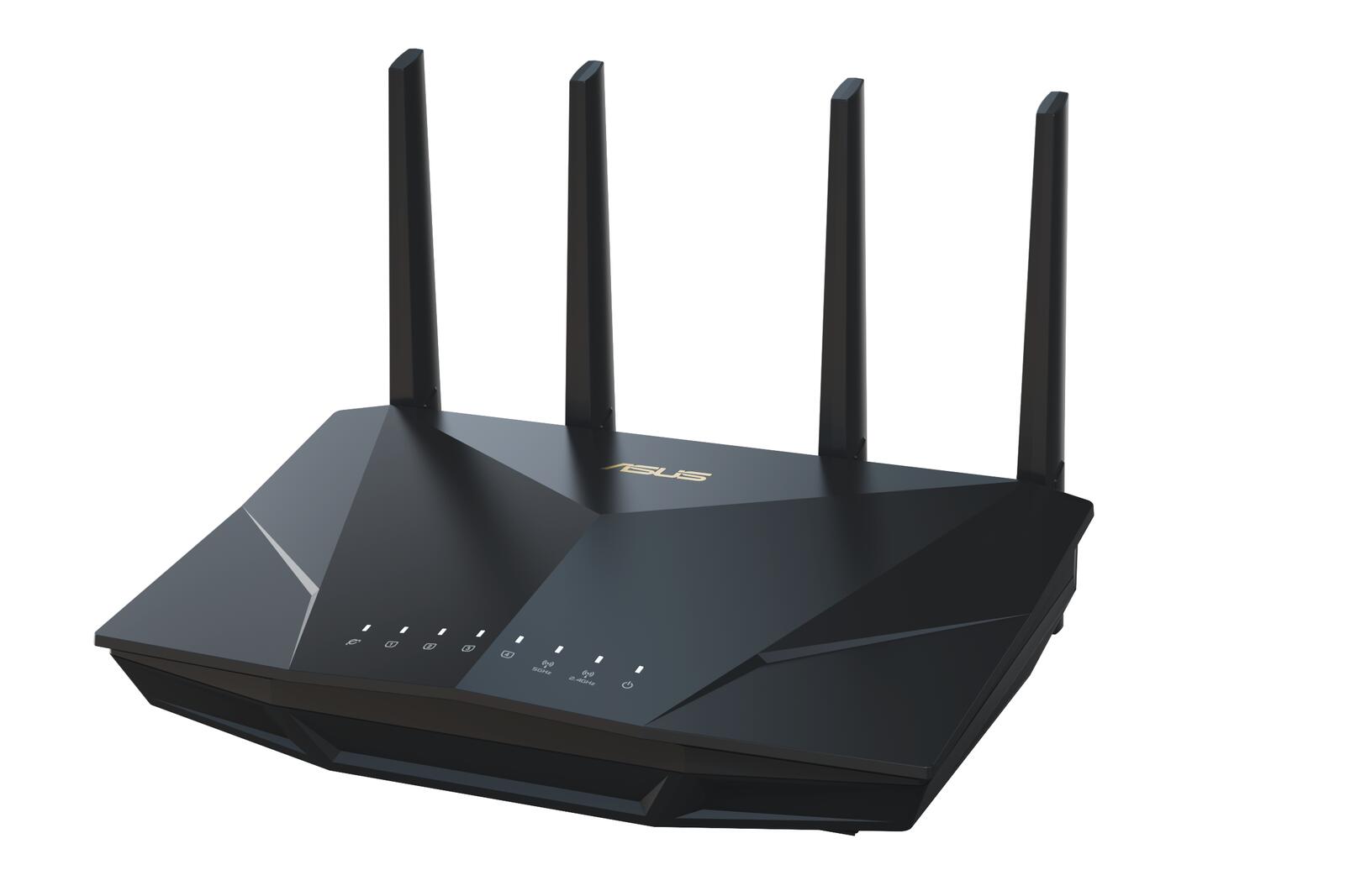 ASUS RT-AX5400 AiMesh Dual Band WiFi 6 kombinierbarer Router (Tethering als 4G und 5G Router-Ersatz, integriertes VPN, A