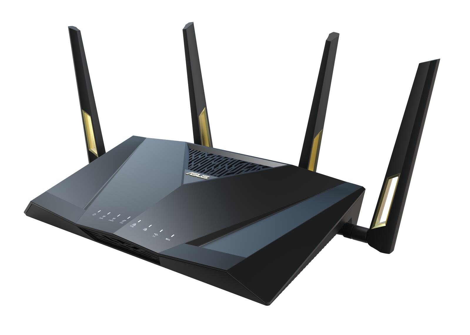 ASUS RT-AX88U Pro AX6000 Dual Band WLAN kombinierbarer Router (Tethering als 4G und 5G Router-Ersatz, WiFi 6, Dual 2.5G