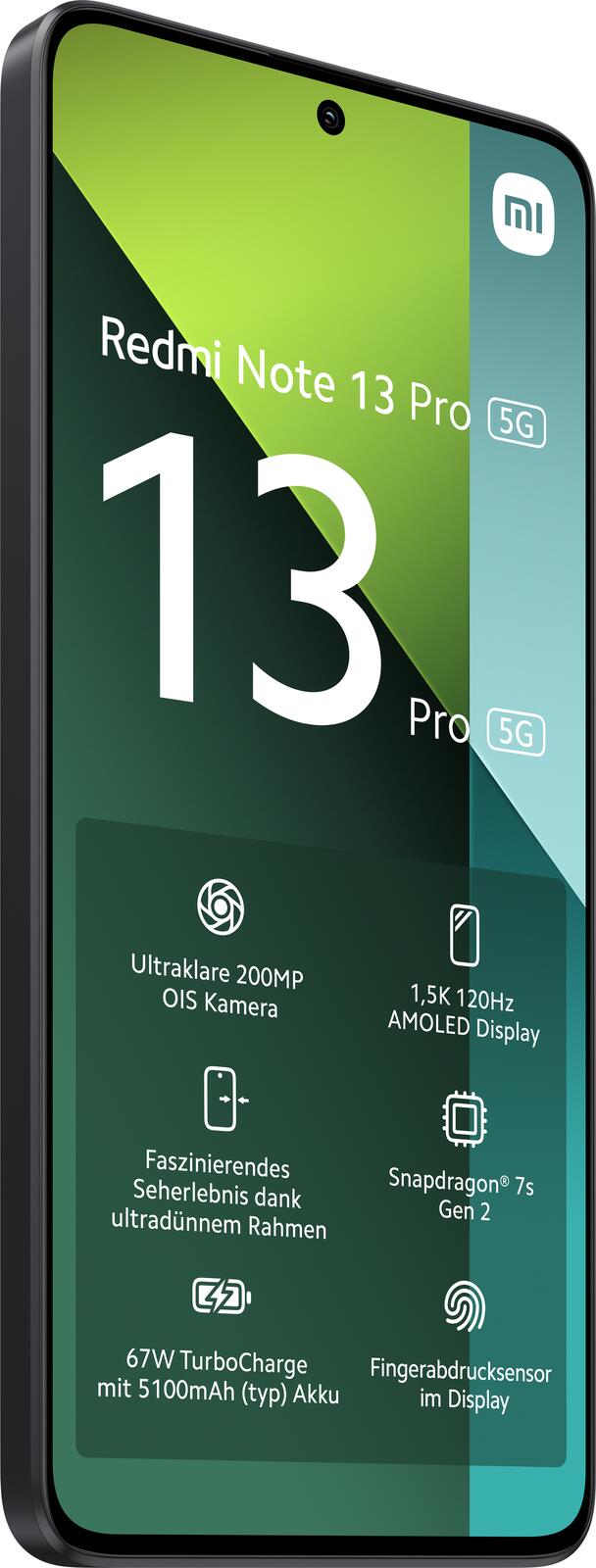 Xiaomi Redmi Note 13 Pro 5G 8/256GB, Schwarz
