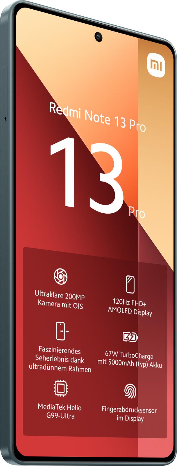 Xiaomi Redmi Note 13 Pro -4G- 256GB/8GB Dual-SIM, grün